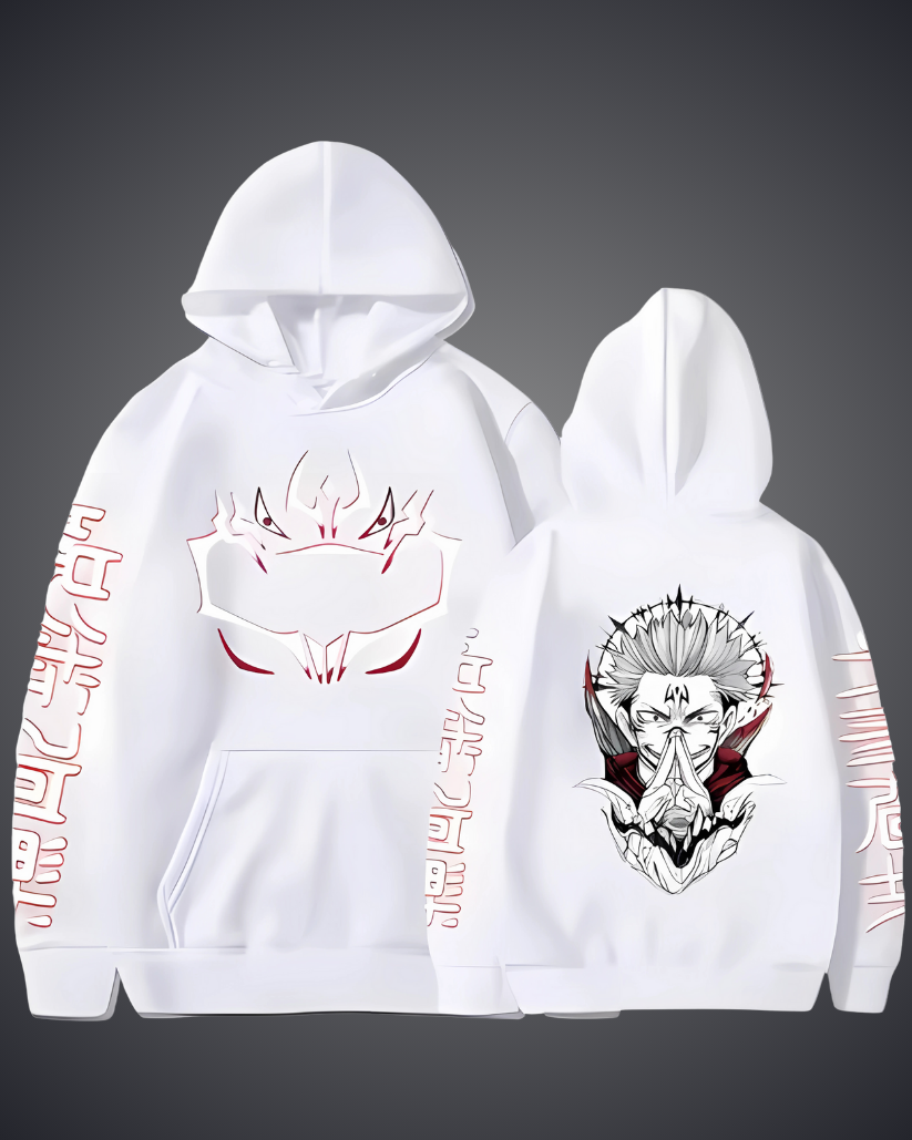 Sukuna Print Hoodie