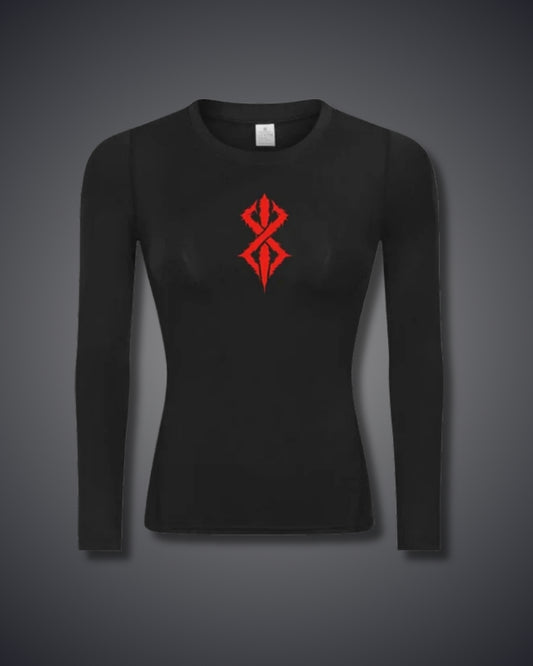 Berserk Print Compression Long Sleeve (Women) v2