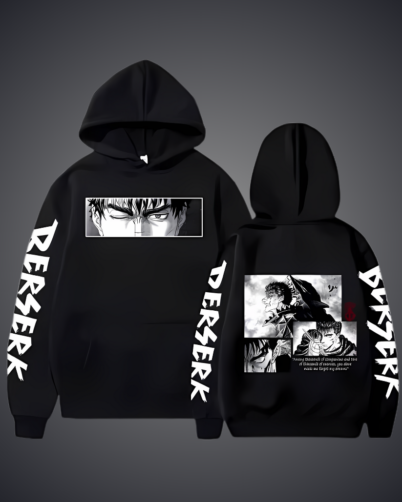 Berserk Print Hoodie V1